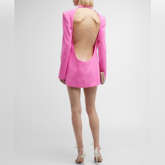 Monot Backless Mini Blazer Jacket Dress - Picture 5 of 15